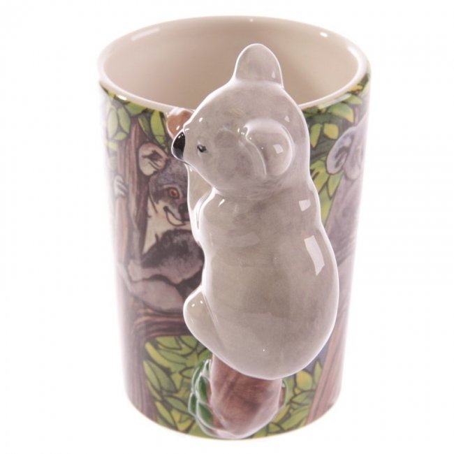 Tazza in ceramica con manico a forma di Koala