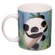 Tazza in porcellana con illustrazione Panda sul Ramo d'Albero