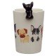 Tazza in ceramica con Cane Bulldog Francese sul Bordo