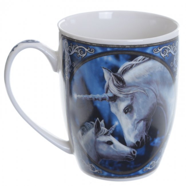 Tazza in porcellana con illustrazione Unicorno