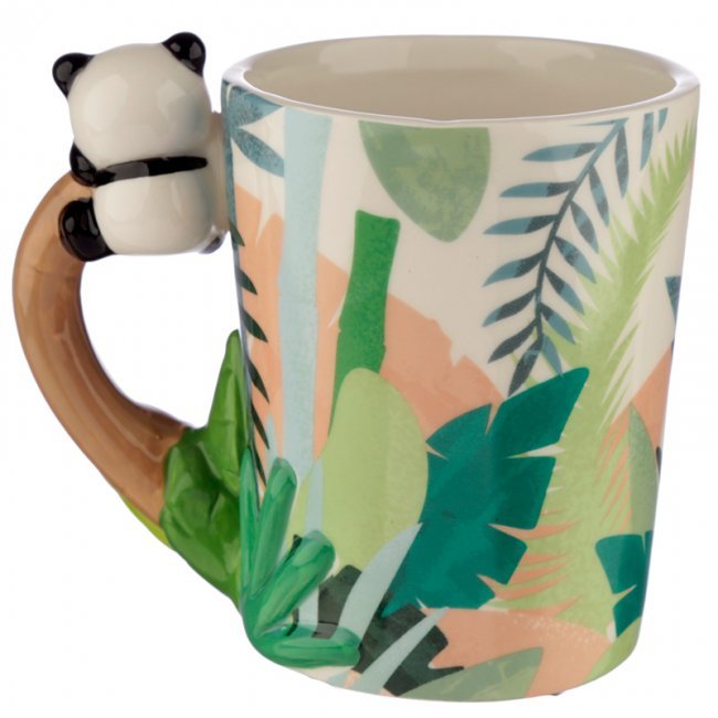 Tazza in ceramica con Panda sul manico